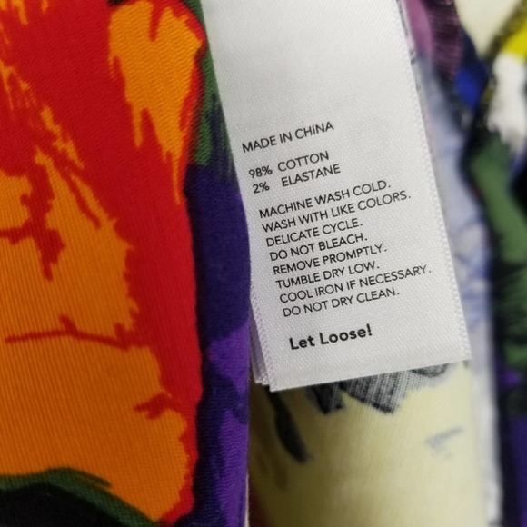 Kate Spade Saturday Color Splash Mini Sheath Dress 4 Cotton Abstract Art to Wear - Picture 9 of 9